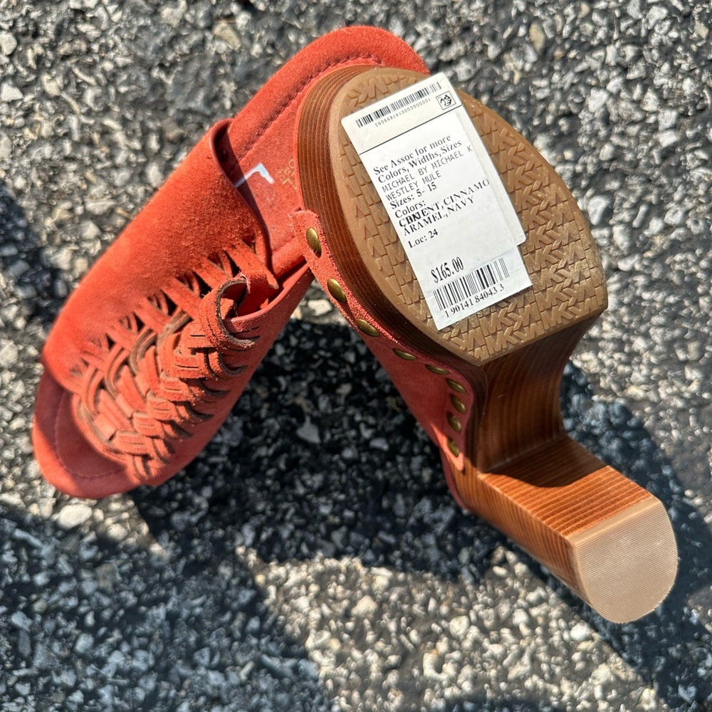 Michael Kors Red Platform Elegance
